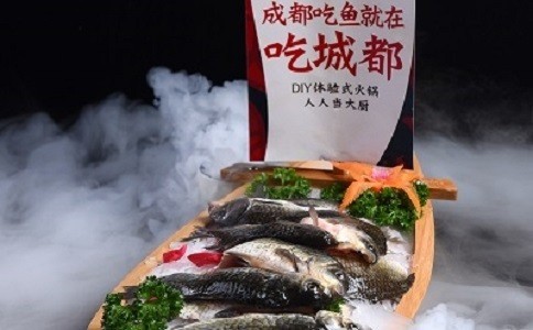 吃城都鲜鱼火锅