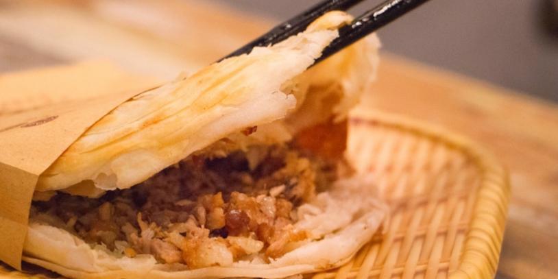 煎饼肉夹馍
