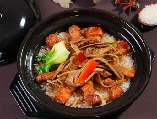 熬少煲焖汁饭