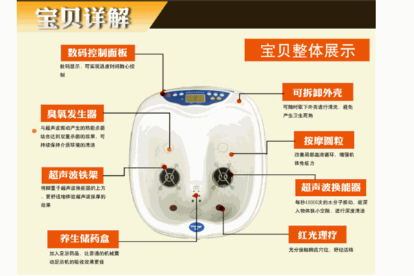 康道超声波足浴机